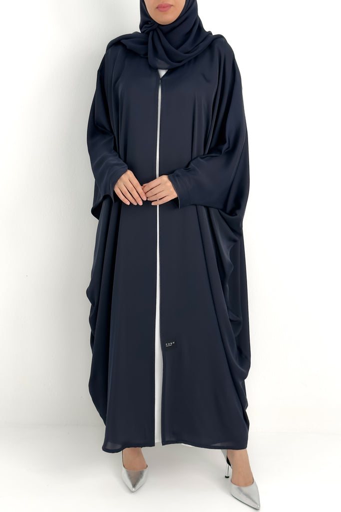 Bahraini Slit-Sleeve Blue Abaya
